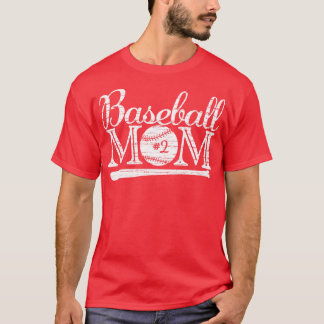 Vintage Baseball Mum 2 Favourite Player Biggest Fa T-Shirt