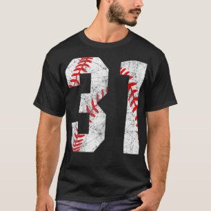 Vintage Baseball Mum 31 Jersey Baseball Favourite  T-Shirt