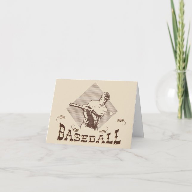 Vintage Baseball notecards (Front)