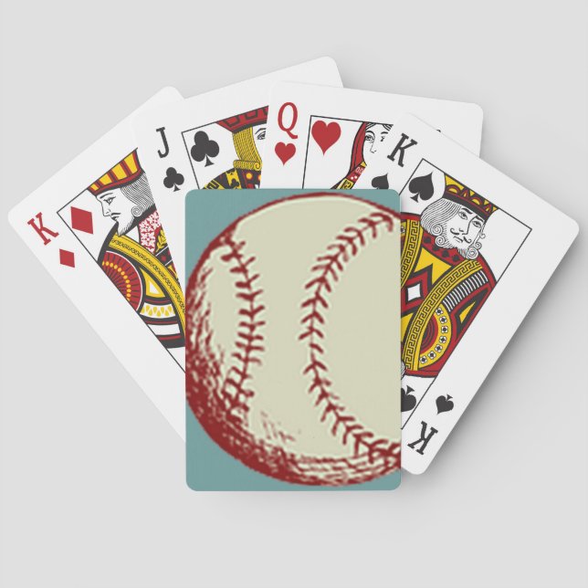Vintage Baseball Playing Cards (Back)
