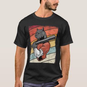 Vintage Baseball Retro Graphic Gift Kids Youth T-Shirt