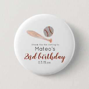 Vintage Baseball Sports Cute Favour Box 6 Cm Round Badge