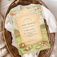 Vintage Baseball Storybook Baby Shower