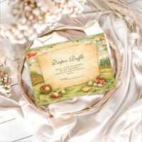 Vintage Baseball Storybook Diapper Raffle