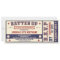 Vintage Baseball Ticket Birthday Invitation