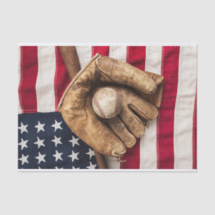 Vintage Baseball Tissue Paper