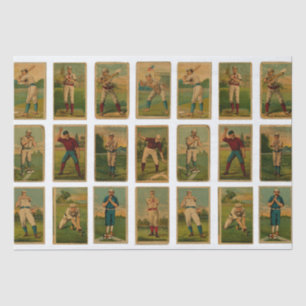 Vintage Baseball Tissue Paper