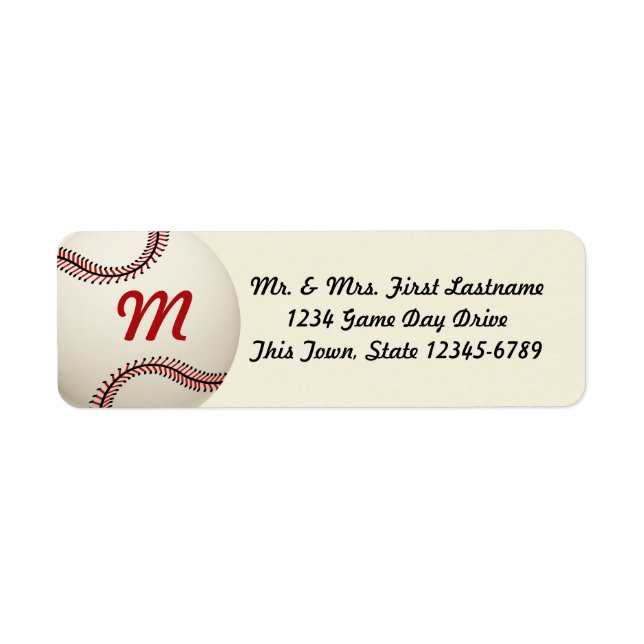 Vintage Baseball Wedding (Front)