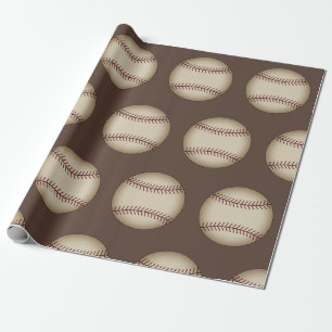Vintage Baseball Wrapping Paper