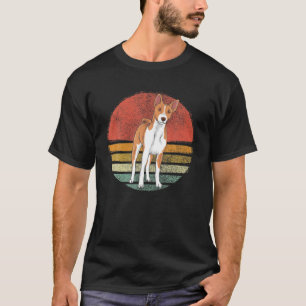 Vintage Basenji Dog Retro Basenji Lover Men Women T-Shirt