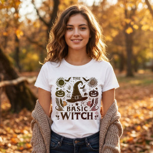 Vintage Basic Witch Spooky Season Apparel T-Shirt