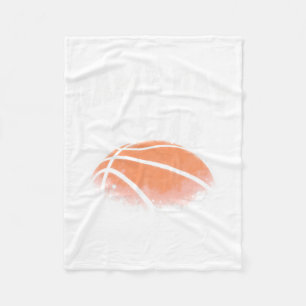 Vintage Basketball Game Day  Fleece Blanket