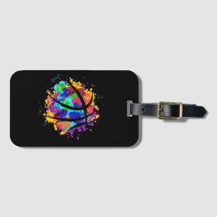 Vintage Basketball Graphic Design  Cool Basketball Luggage Tag