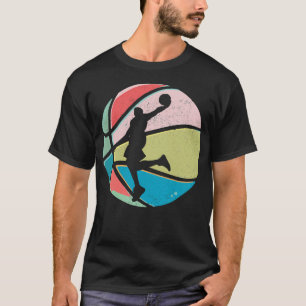 Vintage Basketball Icon Dunking T-Shirt