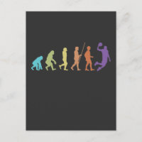 Vintage Basketball Player Evolution Ball Sport Fan