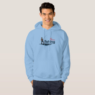 Vintage Bass Fishing Graphic Art [Light mode] Hoodie