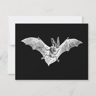 Vintage Bat Gothic Vampire Invitation