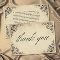 Vintage Bat Until Death Black Parchment Wedding