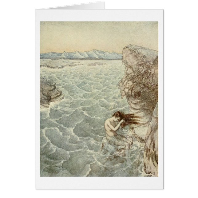 Vintage - Bathing in the Sea, (Front)