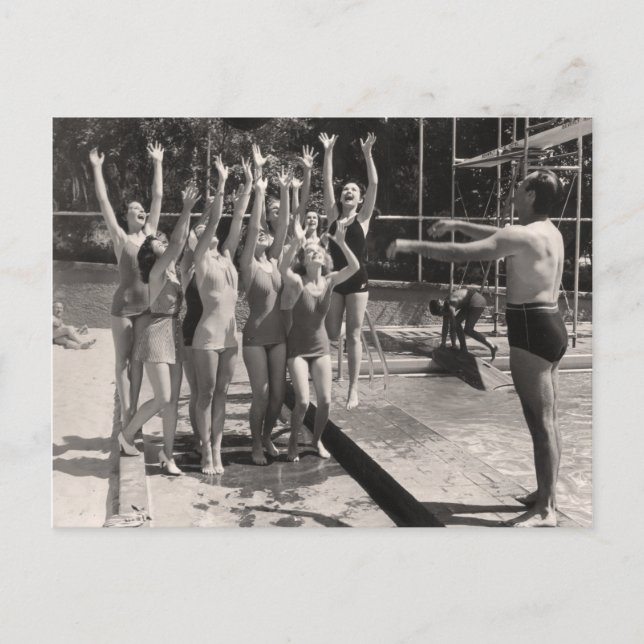 Vintage Bathing Suits Postcard - 1766908-4 (Front)