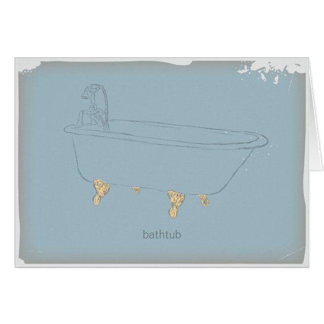 Vintage Bathtub (Front Horizontal)
