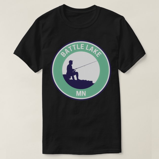 Vintage Battle Lake Minnesota T-Shirt (Design Front)