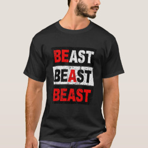 Vintage Be A Beast Clothing Sportss Co Retro Be A  T-Shirt