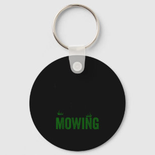 Vintage be mowing riding lawn mower dad papa men key ring