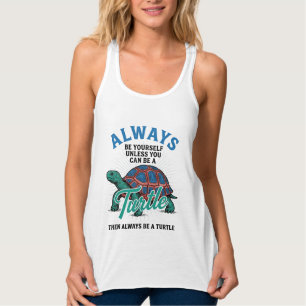 Vintage Be Yourself Turtle Shirt Design_1