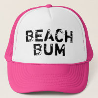 Vintage Beach Bum trucket hat for summer