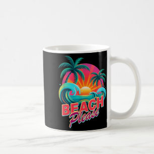 Vintage beach cruising vacation trip off duty coffee mug