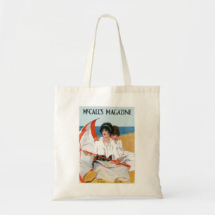 Vintage Beach Magazine Cover Bag