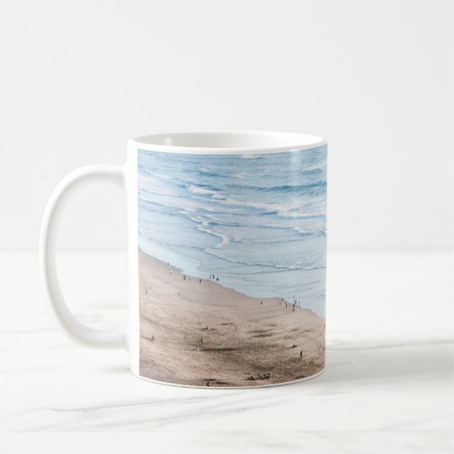 VINTAGE BEACH PHOTO COFFEE MUG (Left)