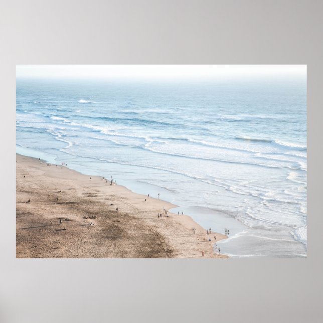 VINTAGE BEACH PHOTO POSTER (Front)