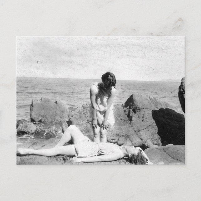 Vintage Beach Postcard (Front)