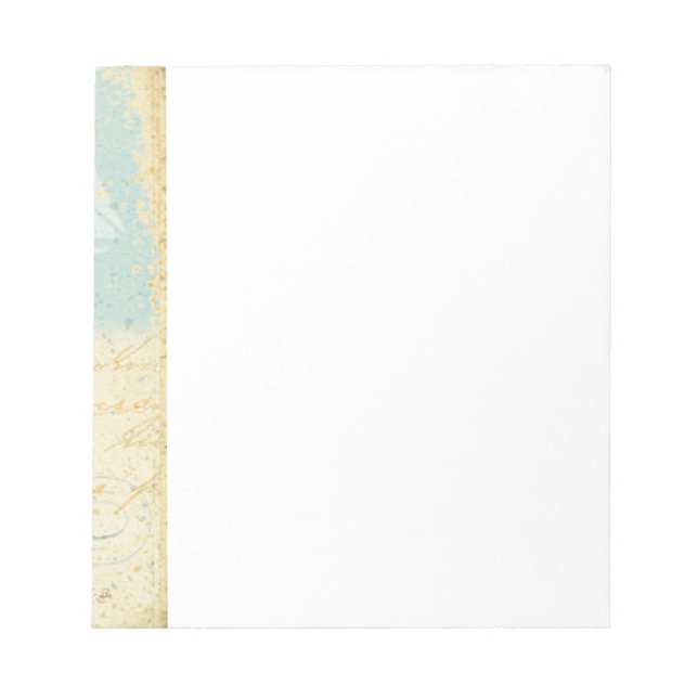 Vintage Beach Scene Notepad (Front)