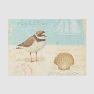 Vintage Beach Scene Tissue Paper