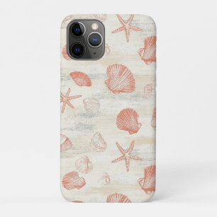 Vintage Beach Shells with Coral & Starfish Case-Mate iPhone Case