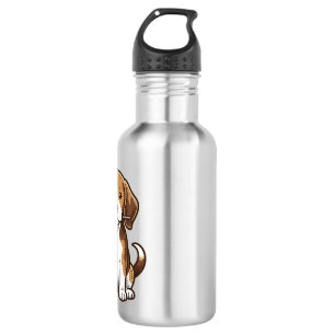 Vintage Beagle Puppy American Flag Shirt Design_1 532 Ml Water Bottle