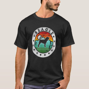 Vintage Beagle Retro Dog Mom Dad T-Shirt