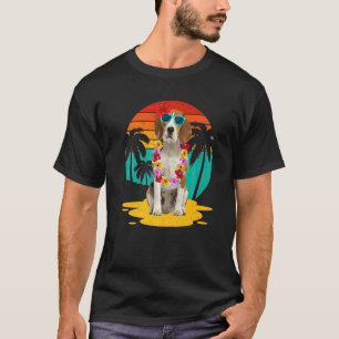 Vintage Beagle Wearing Sunglasses Hawaii Summer T-Shirt