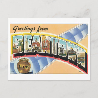 Vintage Beantown Postcard