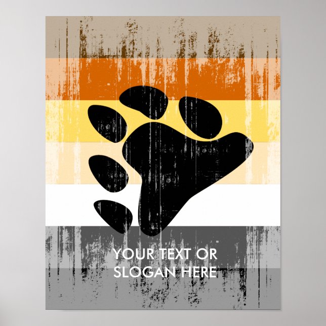 Vintage Bear Pride Poster (Front)