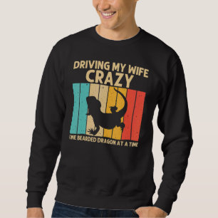 Vintage Bearded Dragon For Men Grandpa Reptile   Sweatshirt