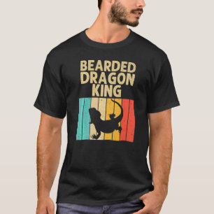 Vintage Bearded Dragon For Men Grandpa Reptile T-Shirt