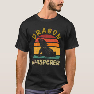 Vintage Bearded Dragon Whisperer Sunset Lizard Rep T-Shirt