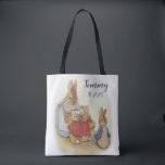 Vintage Beatrix Potter  Tote Bag<br><div class="desc">Beautiful and classic Beatrix Potter art on a tote bag to carry all the things you need for your bundle of joy. You can personalise the text in just a few clicks.</div>