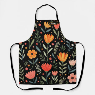 Vintage Beautiful Floral Popular Collection Apron