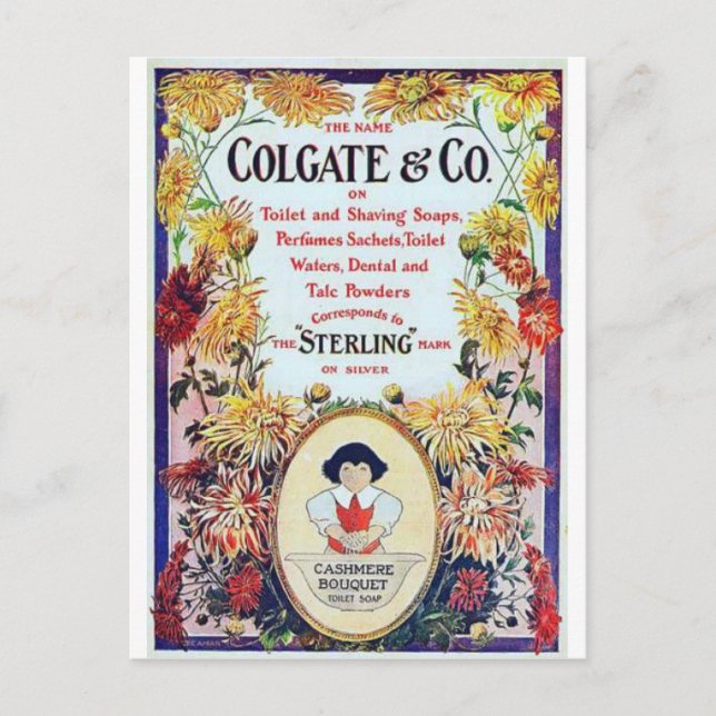 Vintage Beauty Ads Postcards (Front)