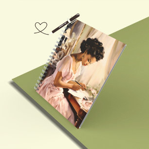 Vintage Beauty Enchanting 1940s Make-Up Girly Notebook